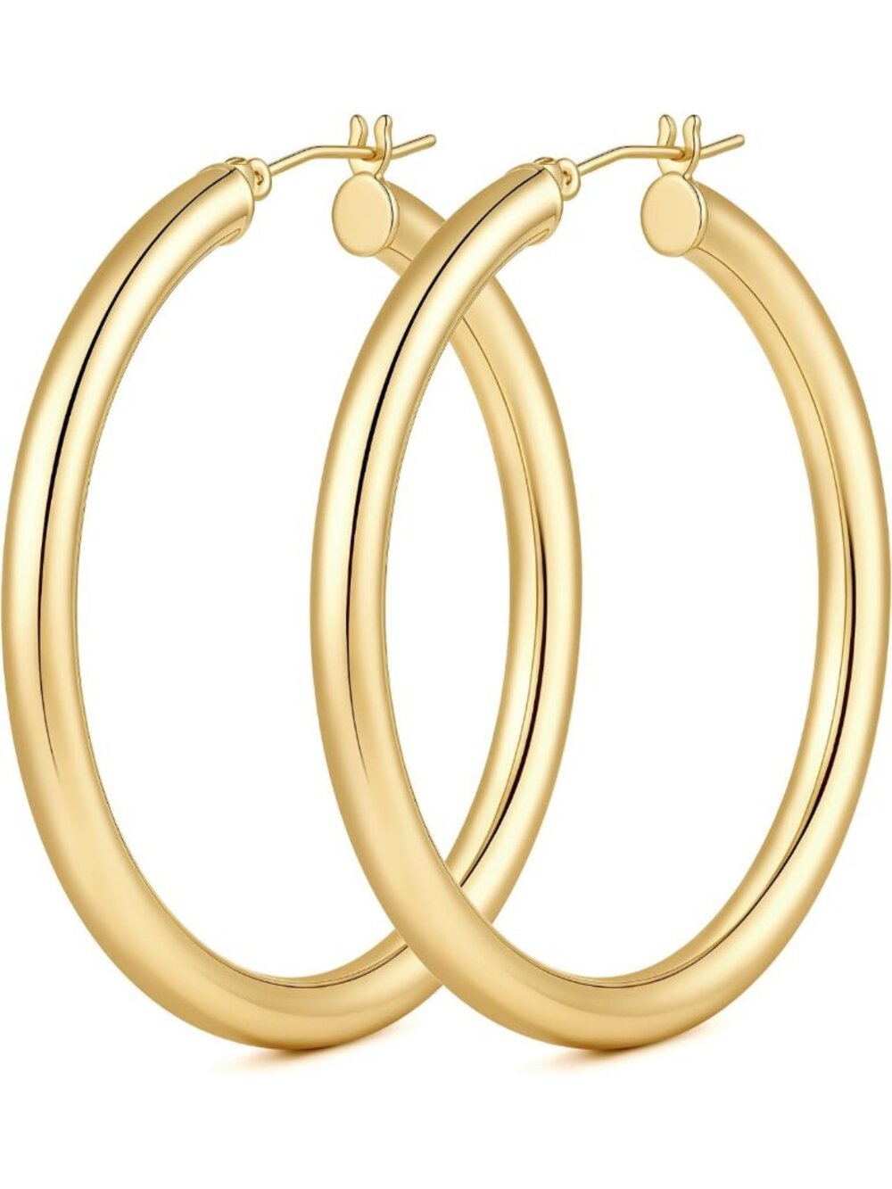 Stylish Large Gold Hoop Earrings for Women | Chic Statement Jewelry Accessory
